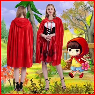 Déguisement Chaperon rouge et reine du château