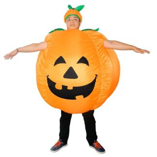 Costume gonflable citrouille géante