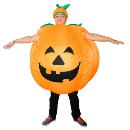 Costume gonflable citrouille géante