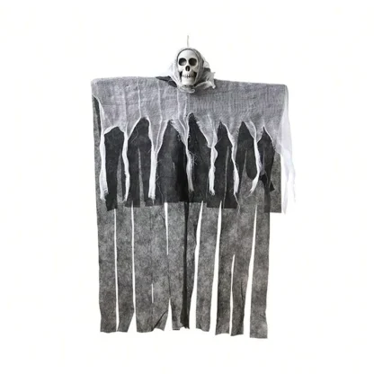Fantôme squelette en gaze noire et blanche — image 5