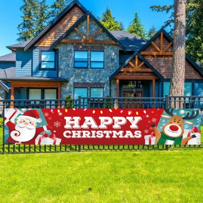 Bannière extérieure de noël, décorations de joyeux noël pour la maison, décor extérieur de noël, bonne année 2025, 2026 — image 45