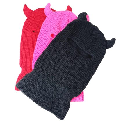 Bonnet tricoté à cornes — image 4