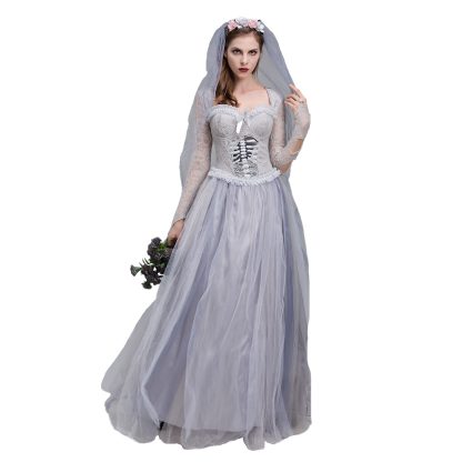 Robe de mariée squelette grise — image 5