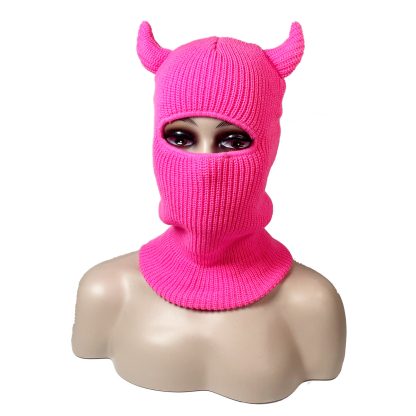 Bonnet tricoté à cornes — image 2
