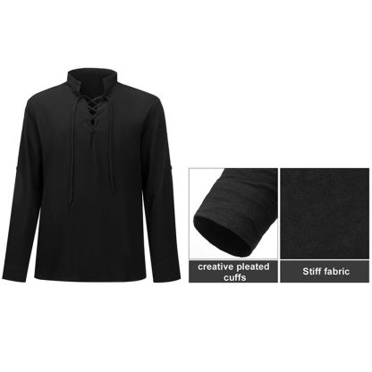 Costume de pirate Renaissance pour homme, 6 pièces — image 4