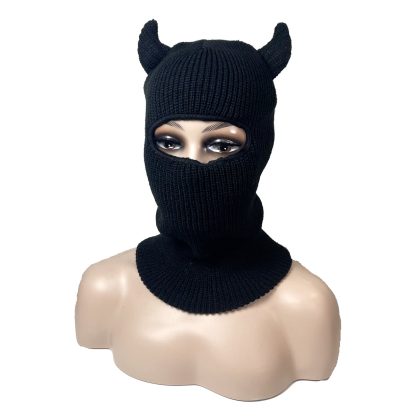 Bonnet tricoté à cornes — image 3