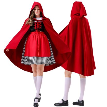 Déguisement Chaperon rouge pour femme avec cape — image 8