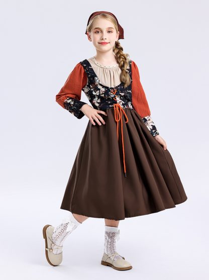 Robe de fermière médiévale pour enfant — image 7