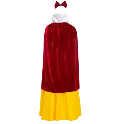 Robe de princesse bleue et jaune pour femme — image 4