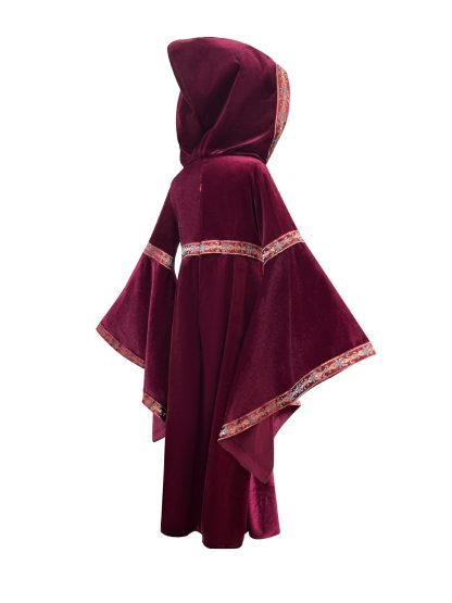 2025 Halloween Family Costume Performance Costume Party Performance Costume Adult European Medieval Burgundy Vampire — image 37