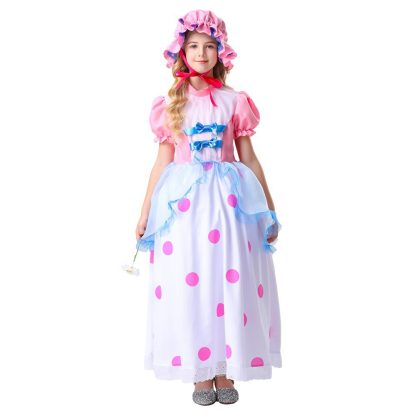 Robe longue rose de bergère — image 5