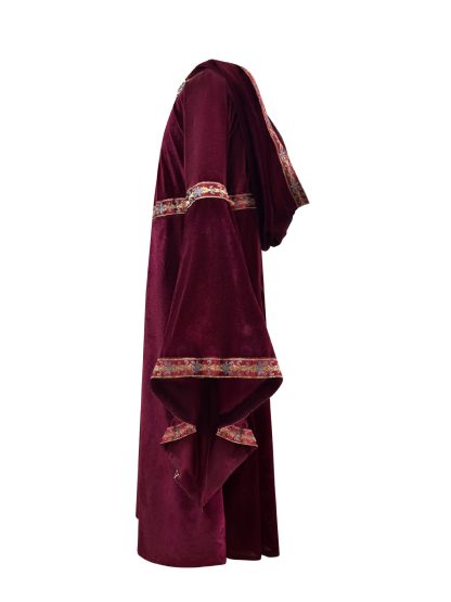 2025 Halloween Family Costume Performance Costume Party Performance Costume Adult European Medieval Burgundy Vampire — image 4
