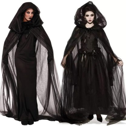 2024 Halloween Costumes Ghost Bride Witch Vampire Cosplay Performance Game Costumes Horror Performance Costumes