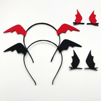Halloween hairband bat wing headdress Net Red Live Photo funny headband decoration props hairpin wholesale