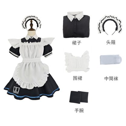 Tenue de soubrette bleue — image 6
