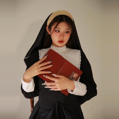 Robe de nonne gothique pour femme — image 4