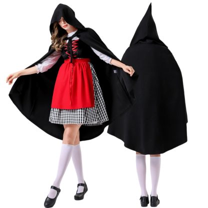 Déguisement Chaperon rouge pour femme avec cape — image 7