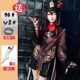 The Original God walnut cos clothing children's animation game Death Hall main C clothing full Halloween performance clothing wig