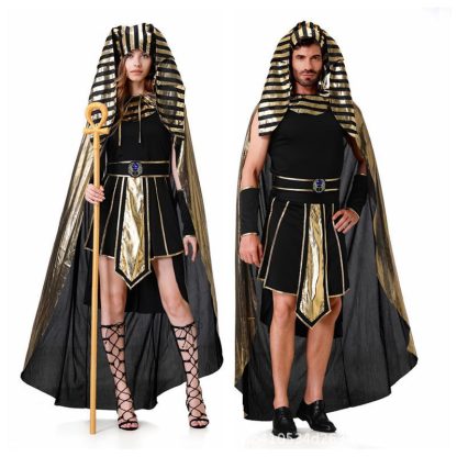 Déguisement pharaon et reine égyptienne, homme et femme — image 5