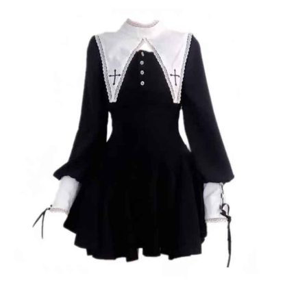 Robe de nonne gothique pour femme — image 7