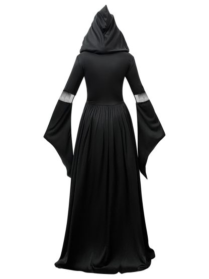Robe de sorcière squelette à capuche — image 4