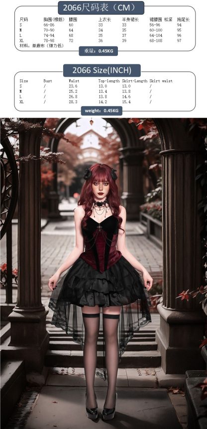 Déguisement de duchesse vampire gothique — image 7