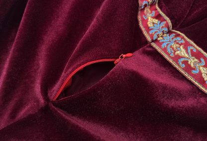 2025 Halloween Family Costume Performance Costume Party Performance Costume Adult European Medieval Burgundy Vampire — image 43
