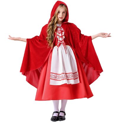 Robe Chaperon rouge, parent et enfant