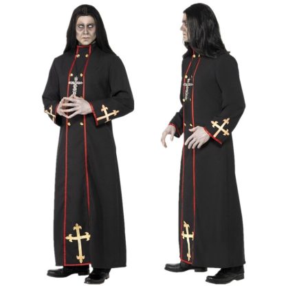 Robe de prêtre médiéval pour homme — image 3