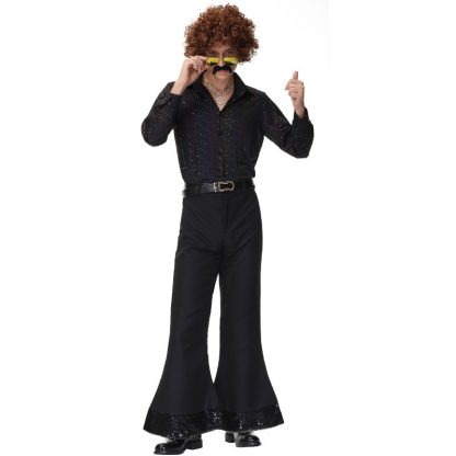 Costume disco années 70 à sequins pour couple — image 4