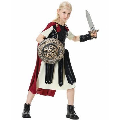 Déguisement de gladiateur romain, femme et enfant — image 5