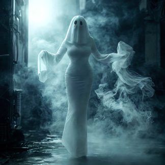 Robe de petit fantôme pour femme