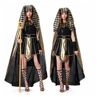 Déguisement pharaon et reine égyptienne, homme et femme