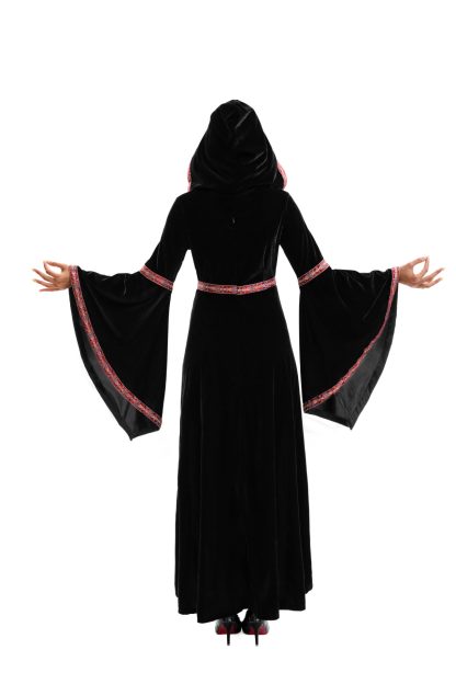 2025 Halloween Family Costume Performance Costume Party Performance Costume Adult European Medieval Burgundy Vampire — image 27