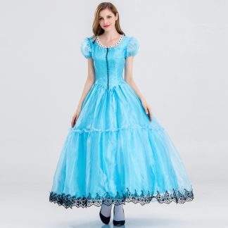 Robe de princesse du pays des merveilles
