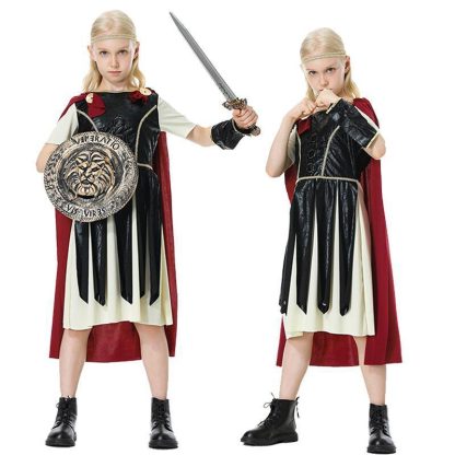 Déguisement de gladiateur romain, parent et enfant — image 4
