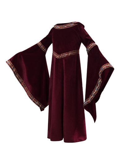 2025 Halloween Family Costume Performance Costume Party Performance Costume Adult European Medieval Burgundy Vampire — image 39