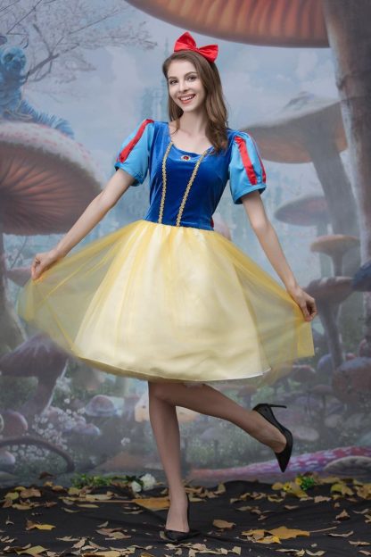 2024 New Halloween Costumes Cosplay Fairy Tale Snow White Short Skirt Children's Day Performance Costumes — image 23