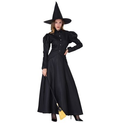 Déguisement de sorcière et magicien noir — image 5