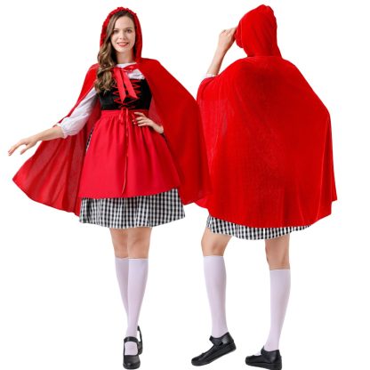 Déguisement Chaperon rouge pour femme avec cape — image 6