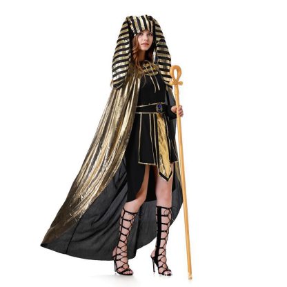 Déguisement pharaon et reine égyptienne, homme et femme — image 3