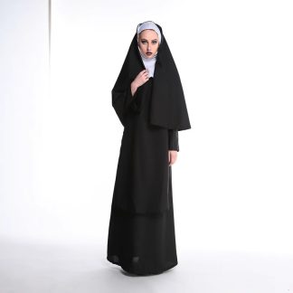 Déguisement de prêtre et de nonne pour couple