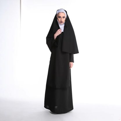 Déguisement de prêtre et de nonne pour couple