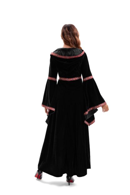 2025 Halloween Family Costume Performance Costume Party Performance Costume Adult European Medieval Burgundy Vampire — image 16