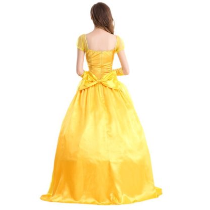 Robe de princesse jaune pour femme — image 2