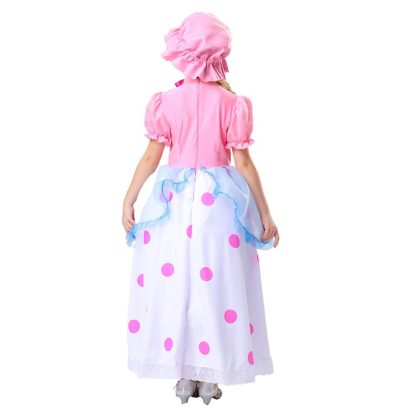Robe longue rose de bergère — image 4