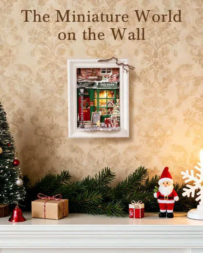 Rolife – Diorama réveillon de Noël LED, puzzle 3D en bois — image 17