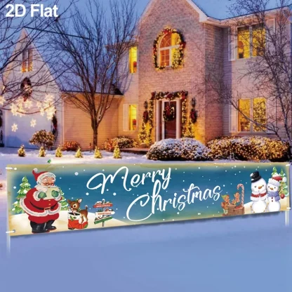 Bannière extérieure de noël, décorations de joyeux noël pour la maison, décor extérieur de noël, bonne année 2025, 2026 — image 43