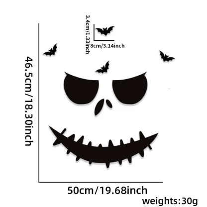 Stickers d'Halloween maison hantée pour vitres — image 9
