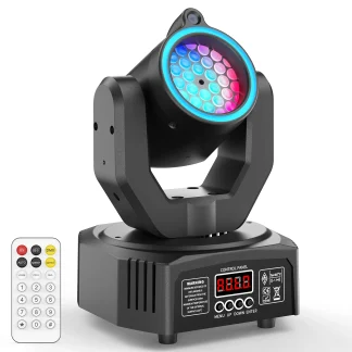 U'King Mini 30W faisceau modèle lumière principale mobile RGB DMX effet stroboscopique activé par le son lumière de scène pour DJ Disco fête de noël